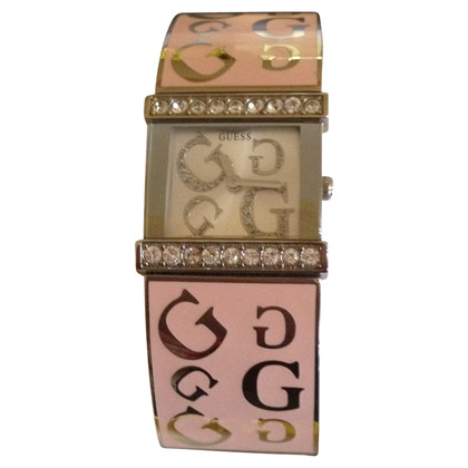 Guess Armbanduhr aus Stahl in Rosa / Pink