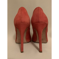 Elisabetta Franchi Pumps/Peeptoes Suede in Red