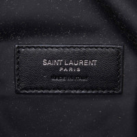 Yves Saint Laurent Clutch Canvas in Zwart