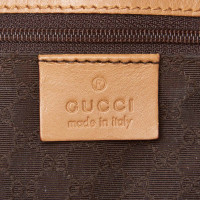 Gucci Tote bag Leer in Bruin