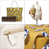 Gucci Tote bag Canvas in Geel