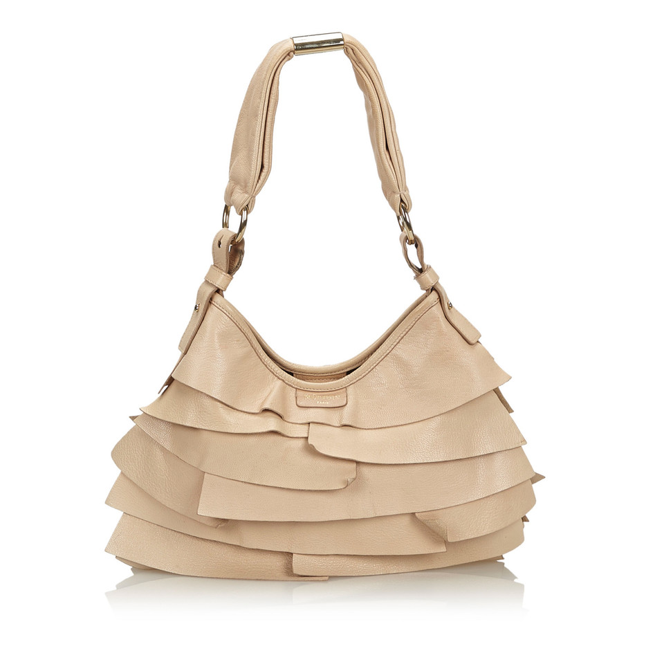 Yves Saint Laurent Saint Tropez en Cuir en Blanc