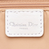 Christian Dior Sac fourre-tout en Toile en Blanc