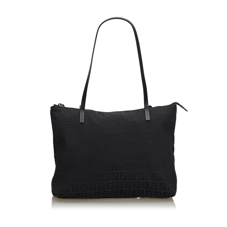 Fendi Tote bag Canvas in Black