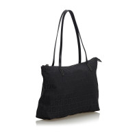 Fendi Tote Bag aus Canvas in Schwarz