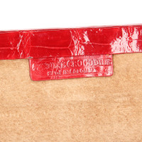 Nancy Gonzalez Clutch Bag Leather in Red