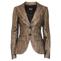 D&G Blazer in brown / gold