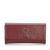 Yves Saint Laurent Clutch Bag Leather in Red