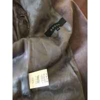 Gucci Blazer aus Baumwolle in Violett