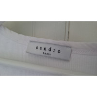 Sandro Top en Coton en Blanc