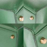 Hermès Umhängetasche aus Leder in Grün