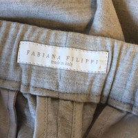 Fabiana Filippi Paire de Pantalon en Laine en Gris