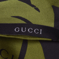 Gucci Echarpe/Foulard en Soie en Vert
