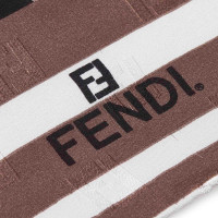 Fendi Echarpe/Foulard en Soie en Blanc