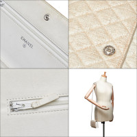 Chanel Borsette/Portafoglio in Tela in Bianco