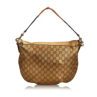 Gucci Borsa a tracolla in Pelle in Oro