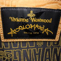 Vivienne Westwood Tote Bag aus Leder in Gold