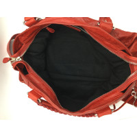 Balenciaga Handtasche aus Leder in Rot