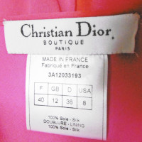 Christian Dior Rock aus Seide in Rot