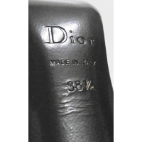 Christian Dior Pumps/Peeptoes aus Leder in Schwarz