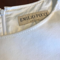 Emilio Pucci Vestito in Cotone in Bianco