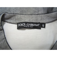 Dolce & Gabbana Oberteil aus Baumwolle in Grau