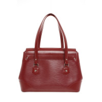 Louis Vuitton Handtas Leer in Rood