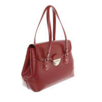 Louis Vuitton Handtas Leer in Rood