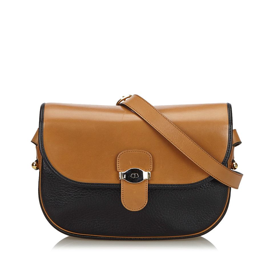 Christian Dior Borsa a tracolla in Pelle in Nero