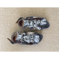 Dondup Sandalen aus Wildleder in Grau