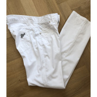 Trussardi Trousers Cotton in White