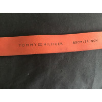 Tommy Hilfiger Cintura in Pelle in Rosso