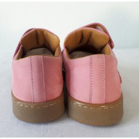 Acne Sneakers aus Leder in Rosa / Pink