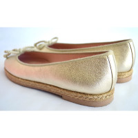Pretty Ballerinas Slippers/Ballerinas Leather in Gold