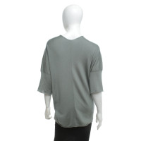 Brunello Cucinelli Gebreid shirt in groen-grijs