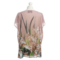Marcel Ostertag Silk top with print