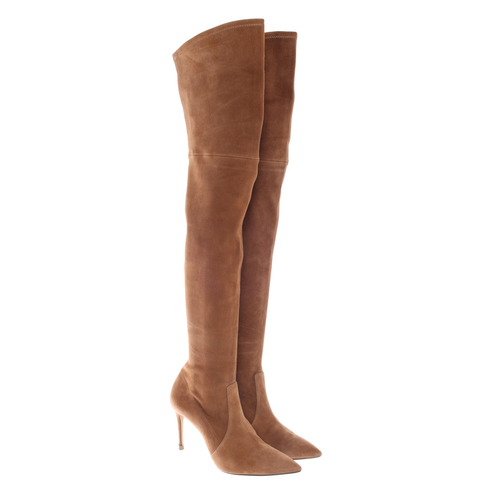 Casadei Boots Leather in Brown