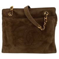 Chanel Shoulder bag Suede in Brown