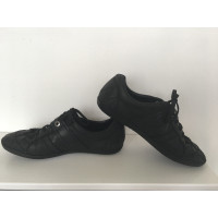 Christian Dior Sneakers aus Leder in Schwarz