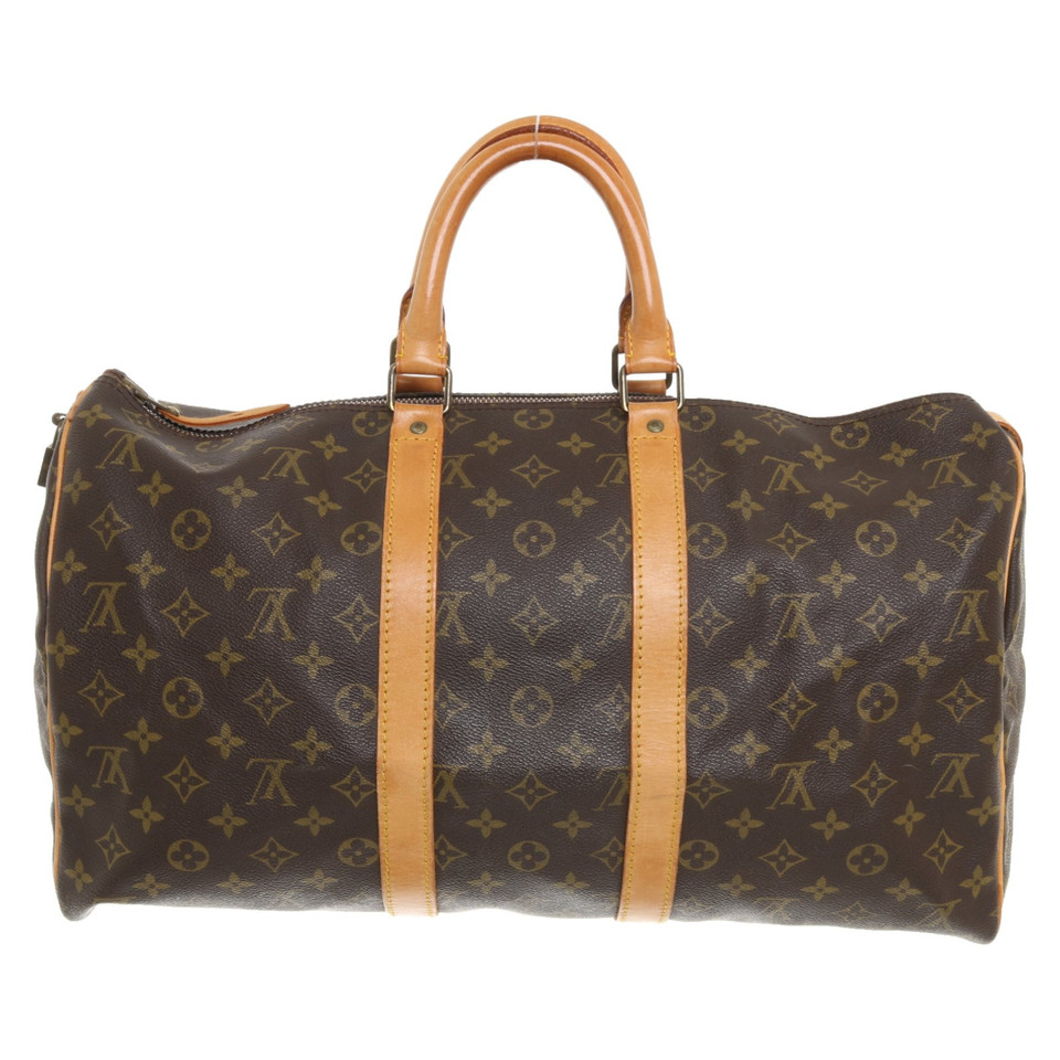 Louis Vuitton Keepall 45 Canvas in Bruin