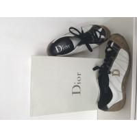 Christian Dior Sneaker in Pelle in Bianco