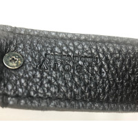 Theory Belt Leather in Black