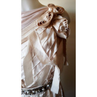 Elisabetta Franchi Kleid aus Viskose in Nude