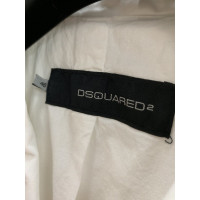 Dsquared2 Jacke/Mantel aus Baumwolle in Weiß