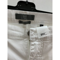Alexander McQueen Paio di Pantaloni in Cotone in Bianco