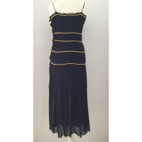 Chanel Kleid aus Seide in Blau