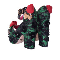 Dolce & Gabbana Sandales en Cuir en Vert