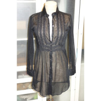 Ermanno Scervino Top en Coton en Noir