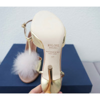 Malone Souliers Sandalen Leer in Goud