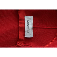 Yves Saint Laurent Kleid aus Wolle in Rot